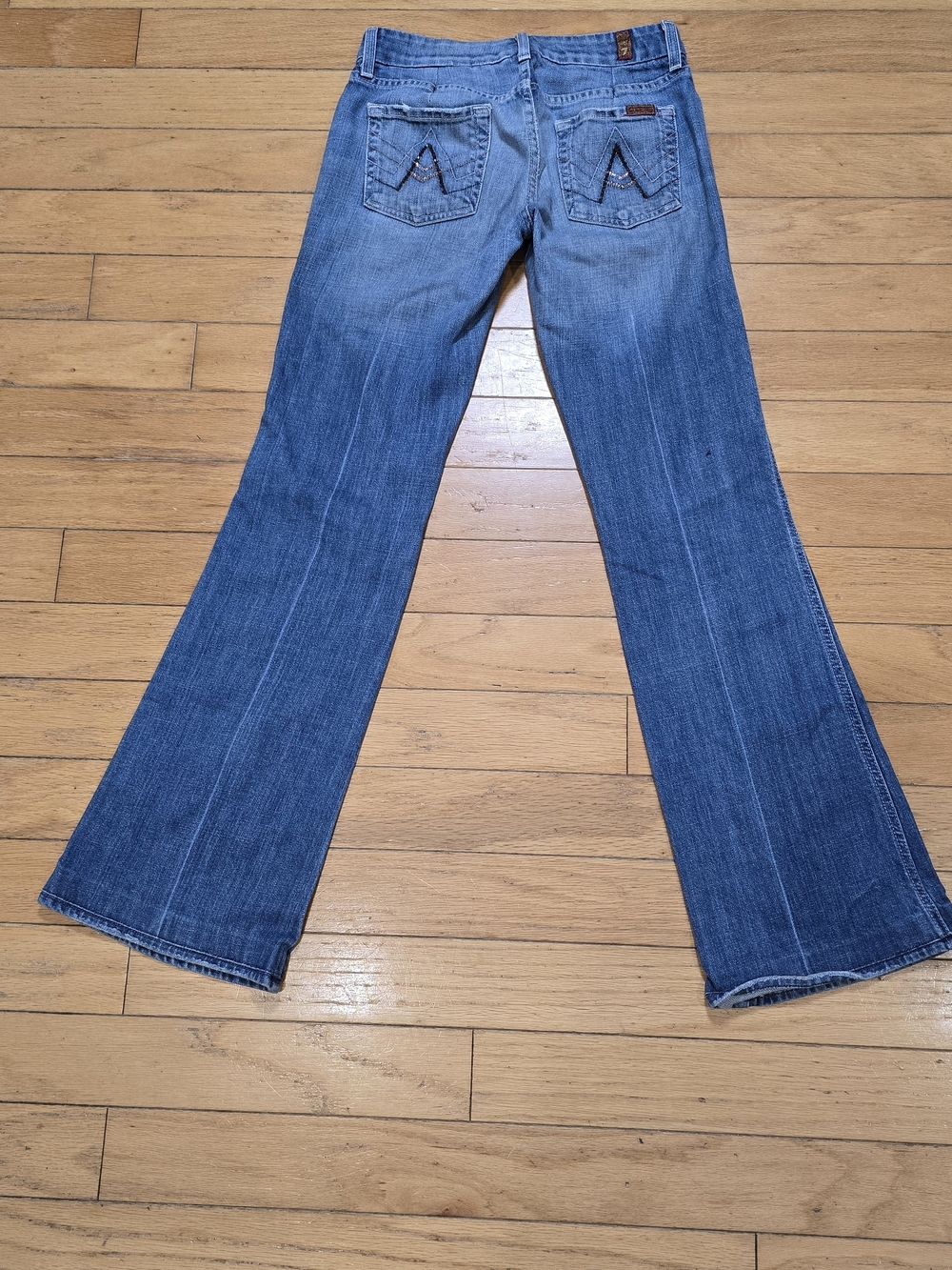 7 For All Mankind Women's Medium Blue Bootcut Jeans